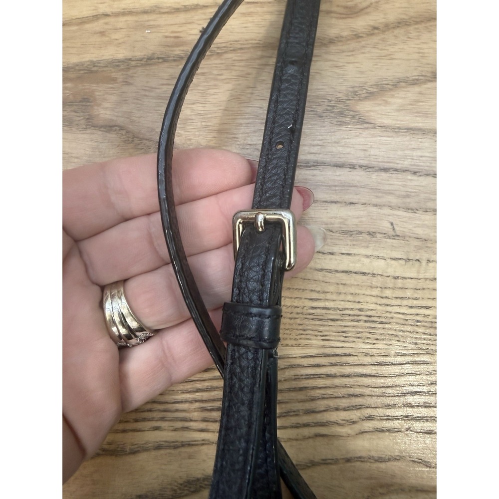 KATE SPADE New York Cobble Hill Black Pebbled Leather Expandable Crossbody Purse - Picture 8 of 14